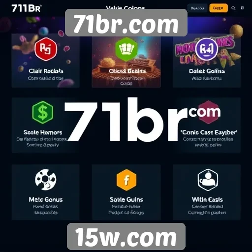 Recursos e funcionalidades do 71br.com
